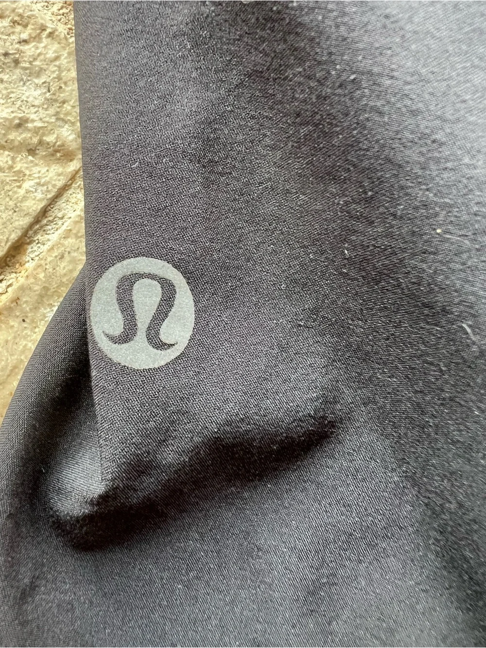 Lululemon Women's Athletic Shorts Black Solid Lined Elastic Waist # 366